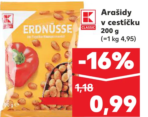 K-Classic Arašídy v cestíčku