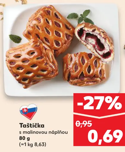 Taštička s malinovou náplňou