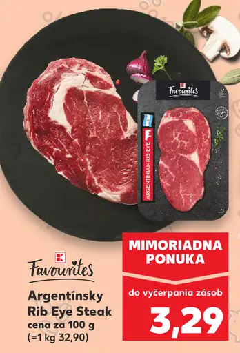 Favourites Argentínsky Rib Eye Steak