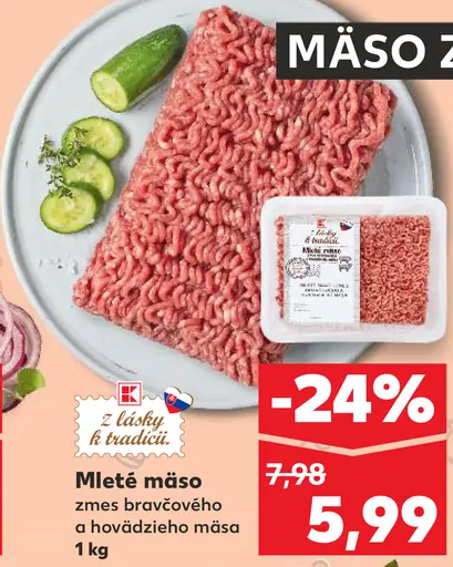 Purland Mleté bravčové mäso