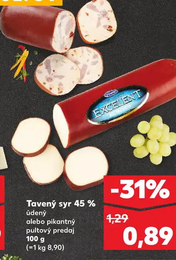 Excellent tavený syr