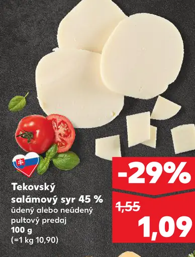 Tekovský salámový syr