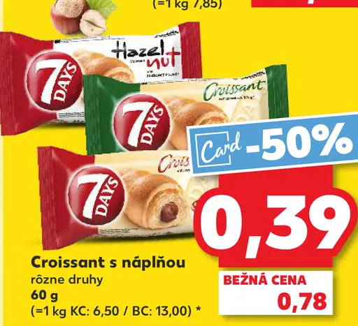 7 Days Croissant s náplňou