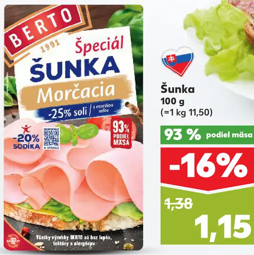 Berto Šunka Morčacia špeciál