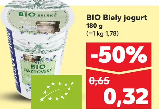 BioSýrova BIO Biely jogurt