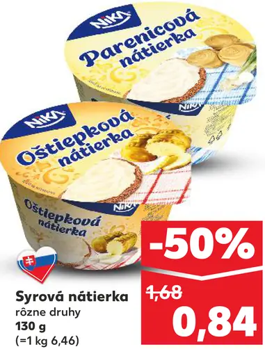 Niva Parenica Syrová nátierka Oštepková
