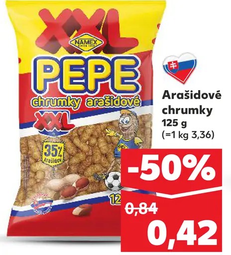 Slovakia Chrumky arašidové XXL