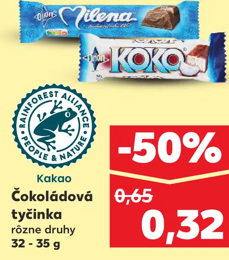 Kakao Čokoládová tyčinka