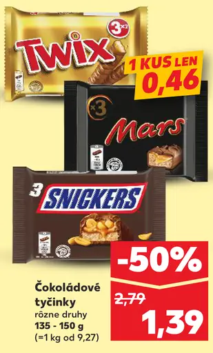 Twix Čokoládové tyčinky
