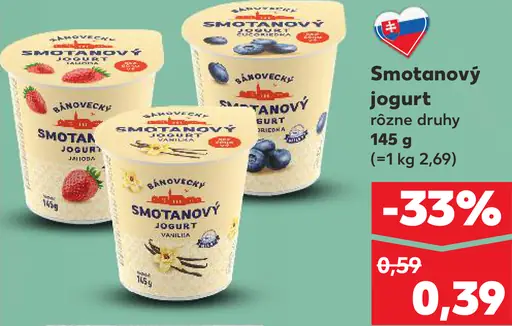 Smotanový jogurt