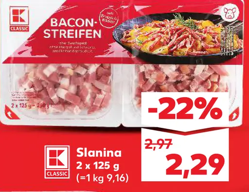 K-Classic Slanina plátky