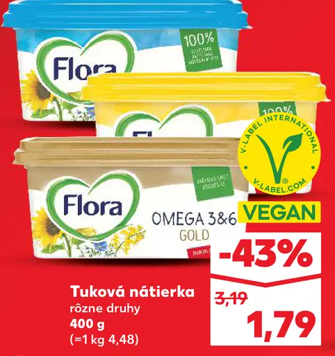 Flora Tuková nátierka