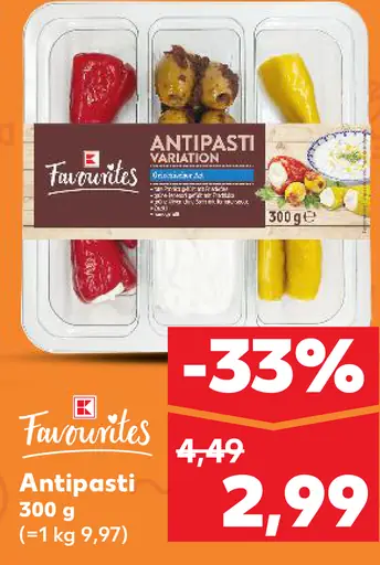 Favorit Antipasti variácie