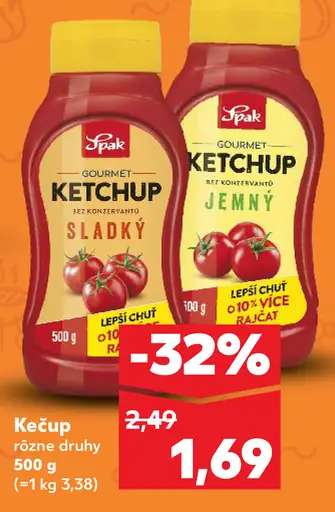 Spak Gourmet Kečup ostrý