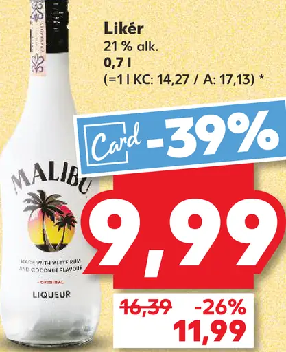Malibu likér