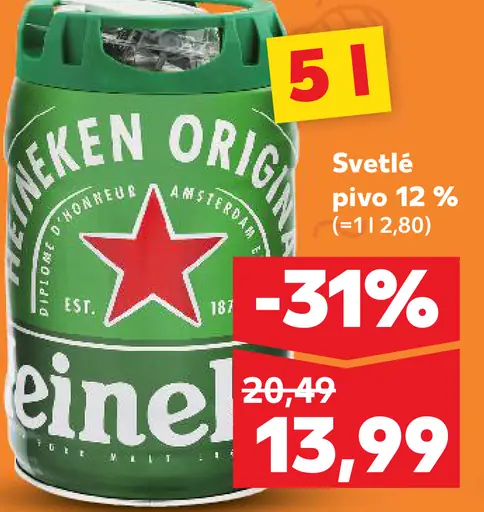 Heineken plechovka