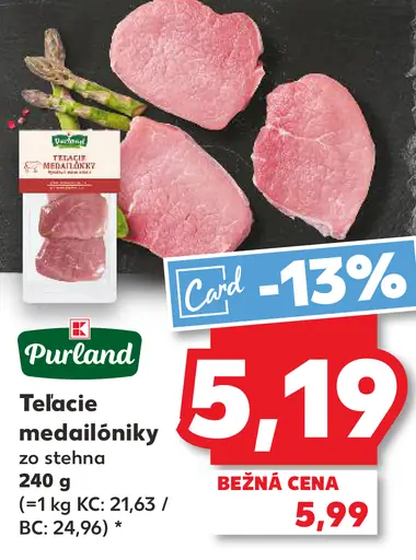 Purland Teľacie medailóniky zo stehna