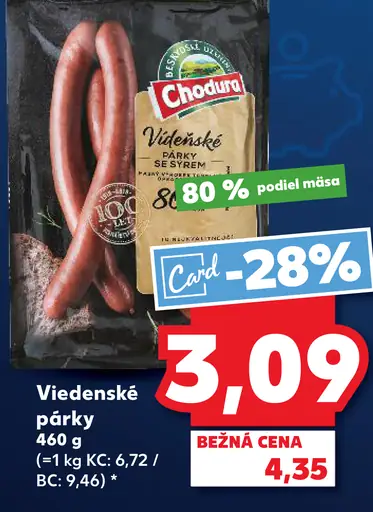 Chodura Viedenské párky