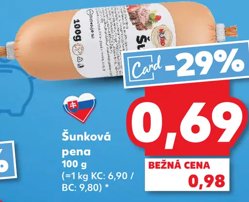 Tatranský profi šunková pena