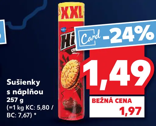Zemloviec sušienky s náplňou