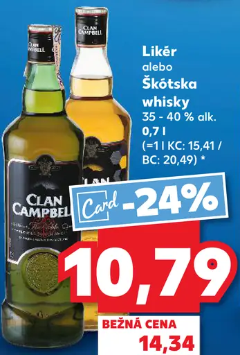 Clan Campbell Whisky škótska