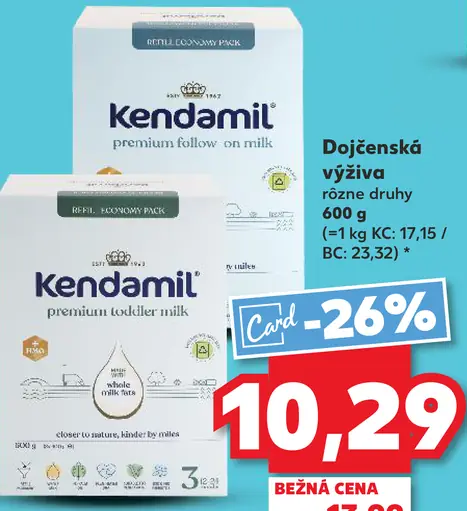 Kendamil Dojčenská výživa