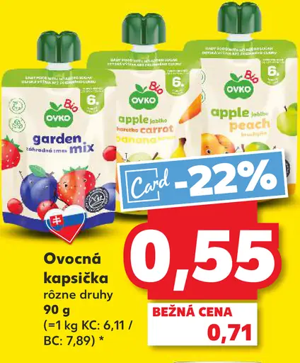 Ovko Ovocná kapsička