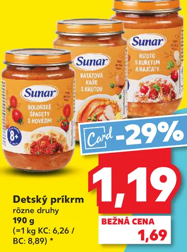 Sunar Detský príkrm