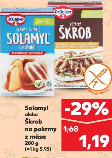 Dr. Oetker Solamyl Škrob na pokrmy z mäsa
