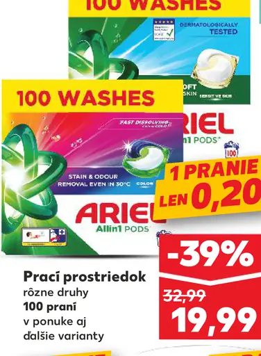 Ariel pracie kapsuly