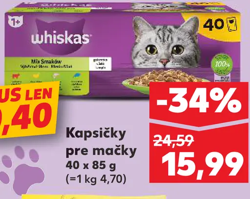 Whiskas Kapsičky pre mačky