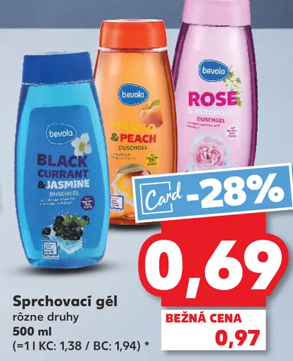 Bevola Sprchovací gél