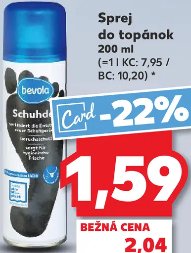 Bevola Sprej do topánok
