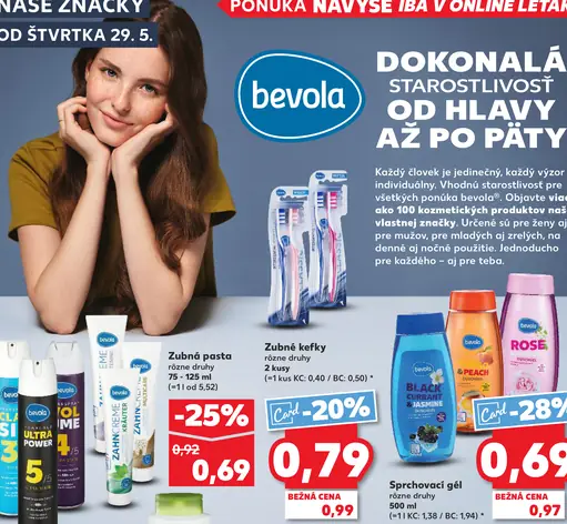 Bevola Zubné kefky