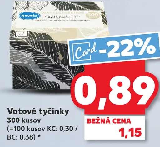 Bevola Vatové tyčinky
