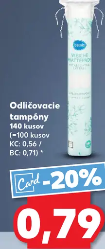 Odličovacie tampóny