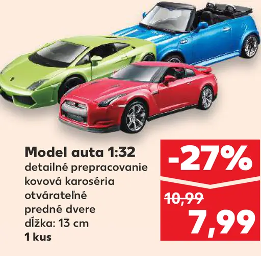 Model auta 1:32