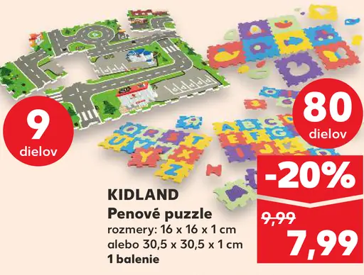 KIDLAND Penové puzzle