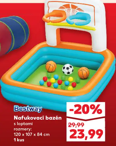 Bestway Nafukovací bazén s loptičkami