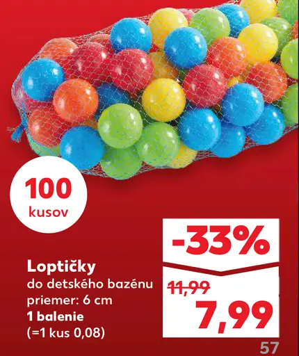 Loptičky do detského bazénu