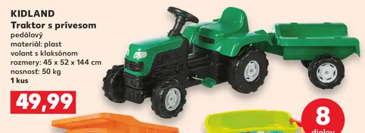 Kidland Traktor s prívesom