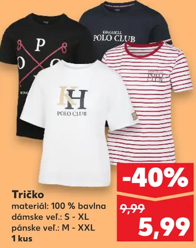Kingshill Polo Club Pánske tričko