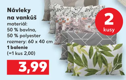 Návleky na vankúš