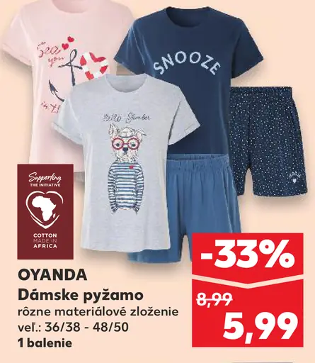 Oyanda Dámske pyžamo