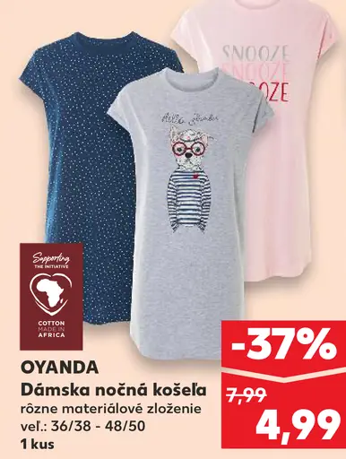 Oyanda Dámska nočná košeľa