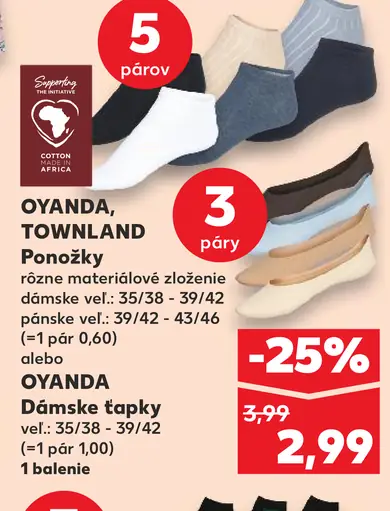 OYANDA Dámske tápky