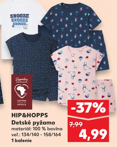 HIP&HOPPS Detské pyžamo