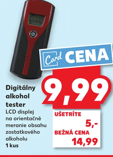 Digitálny alkohol tester