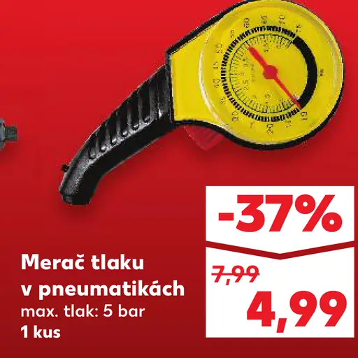 Merač tlaku v pneumatikách