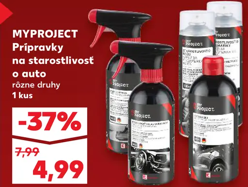 MyProject Prípravky na starostlivosť o auto